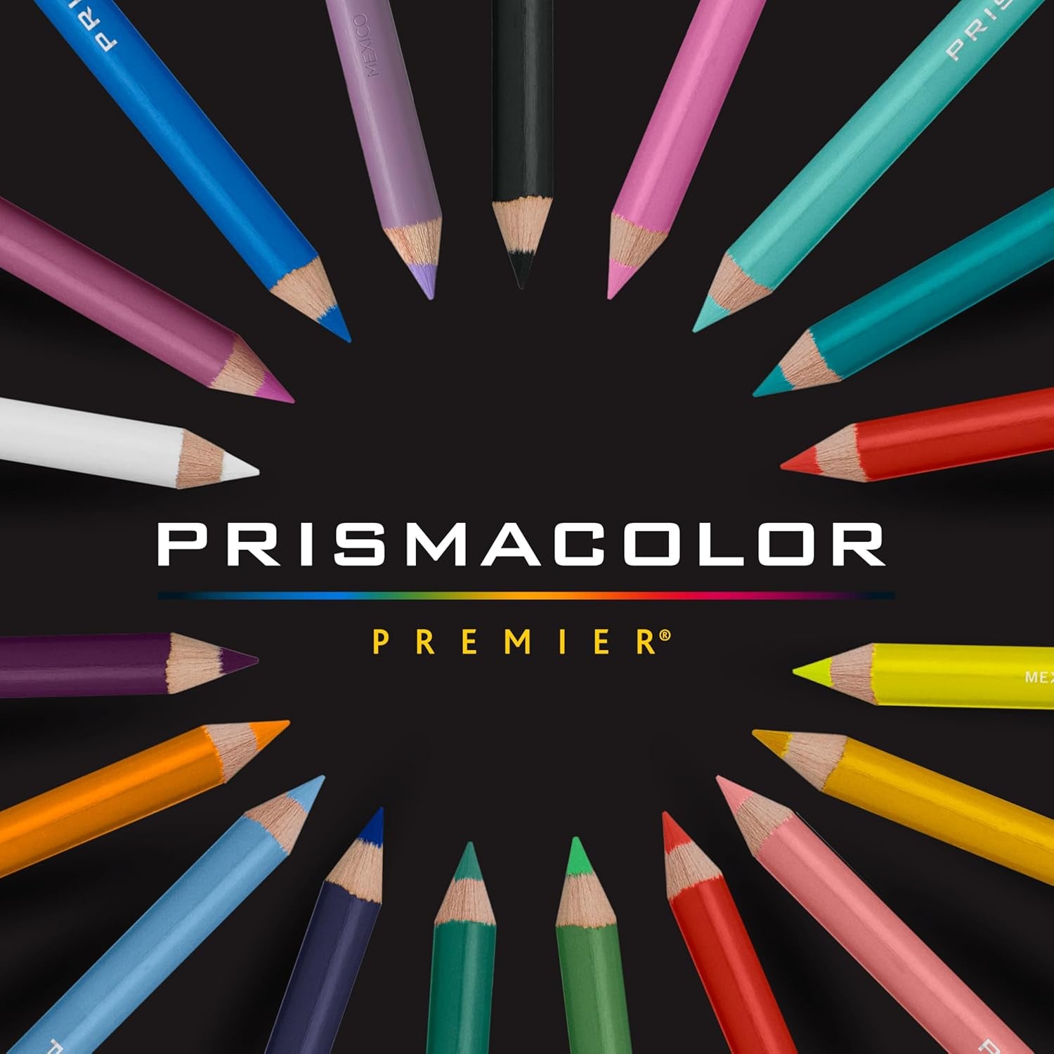 Prismacolor Premier Colored Pencils, Soft Core, Assorted Colors, 12 Count - Durable, Vibrant, Ultra-Smooth, Adult Coloring, Drawing, Sketching, Arts & Crafts