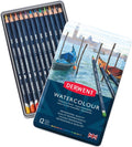 Colored Pencils, Watercolour, Water Color Pencils, Drawing, Art, Metal Tin, 12 Count (32881)