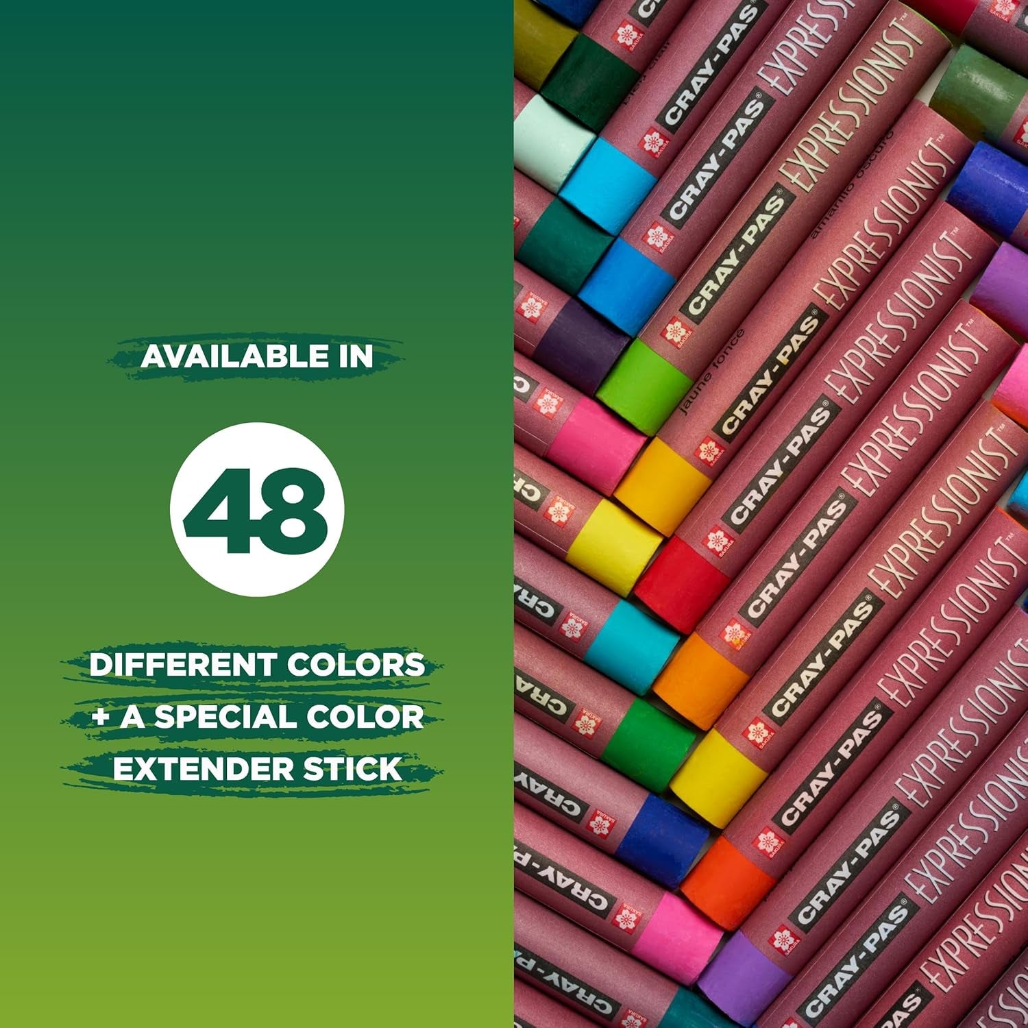 XLP25 25-Piece Cray-Pas Expressionist Oil Pastel Set, Assorted Color
